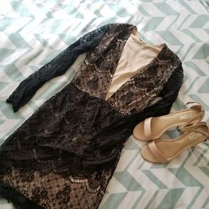 CHARLOTTE RUSSE sexy black lace dress!